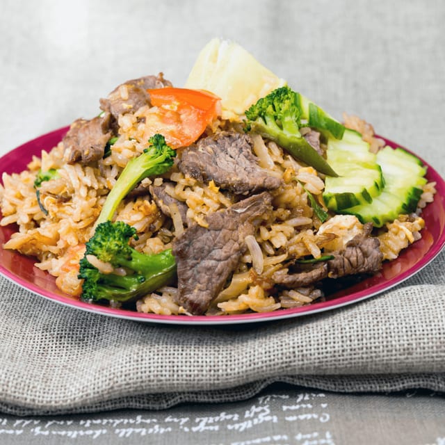 Beef Fried Rice.