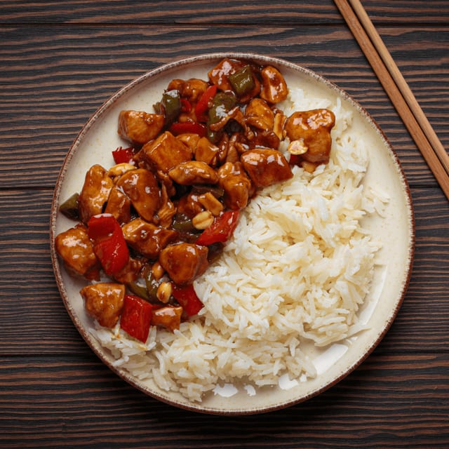 Lunch | Kung Pao with Peanuts.