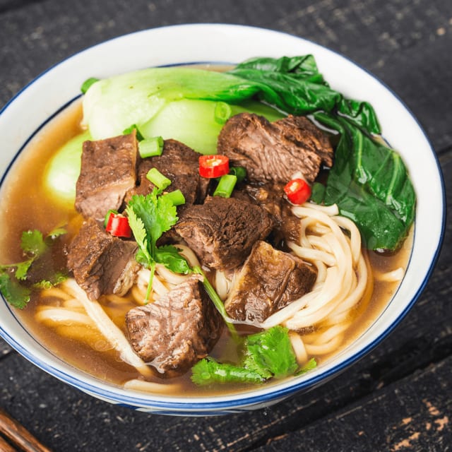 Roast Duck Noodles Soup.