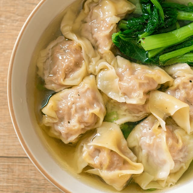 Shrimp Wonton Noodle Soup.