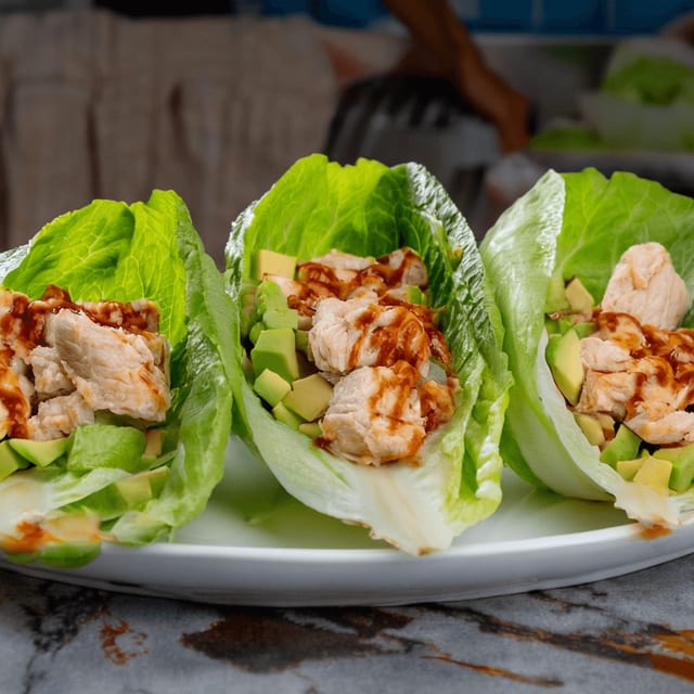 Chicken Lettuce Wrap.