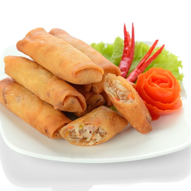Vegetable Spring Roll (2 Pieces).