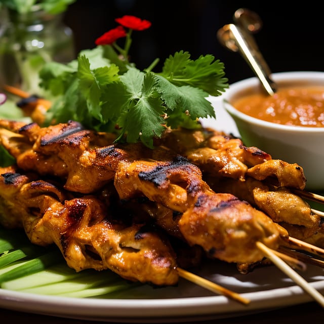 Satay Chicken (4 Pieces).