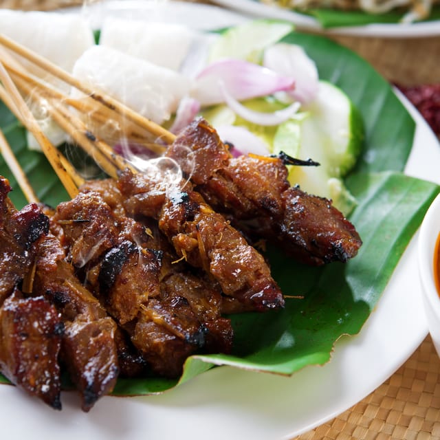 Satay Beef (4 Pieces).