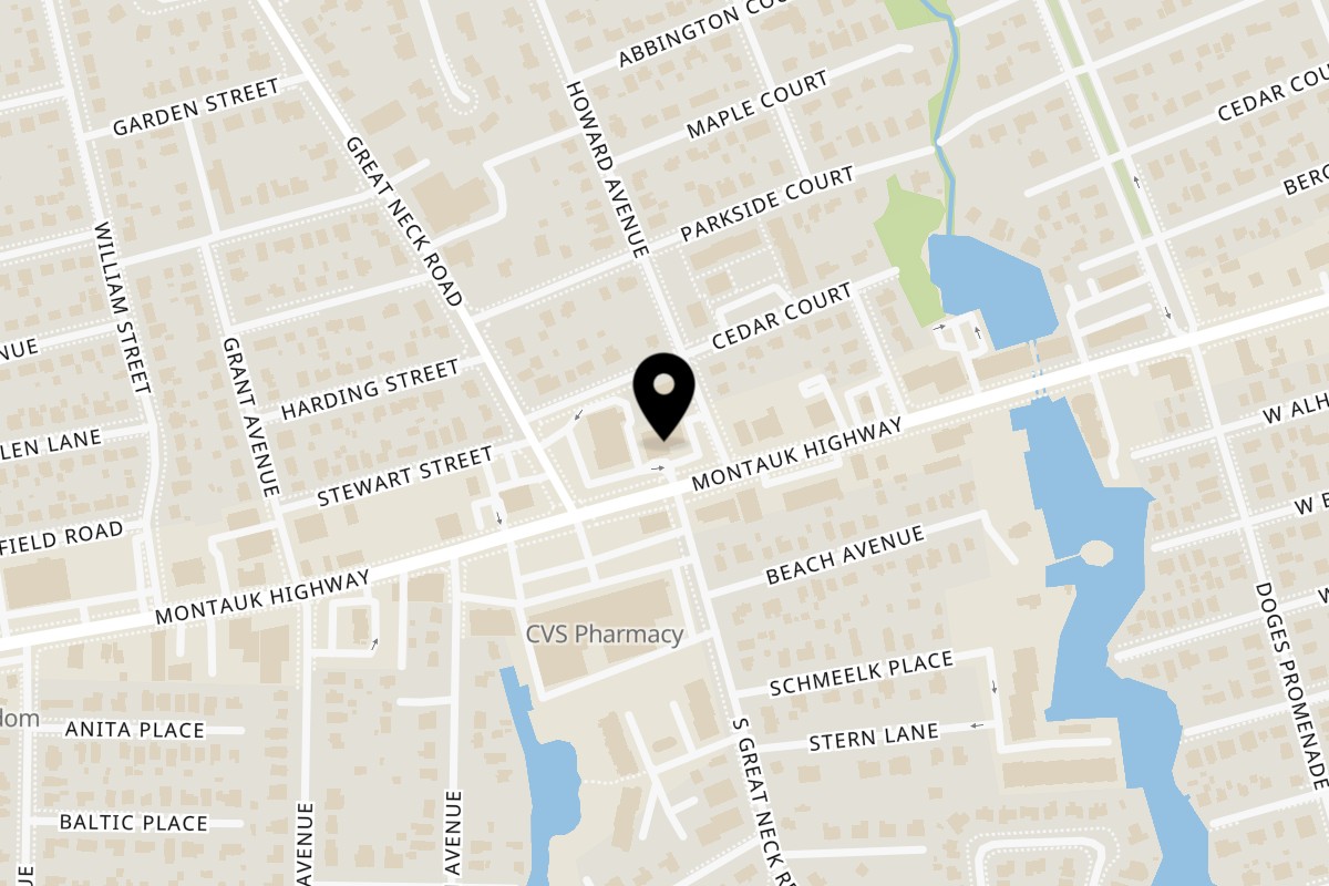Map showing the location of Tang Asian Fusion on 903 Montauk Hwy A in Copiague